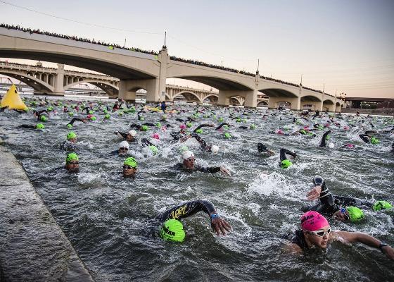 2017 IRONMAN Arizona Triathlon, IRONMAN Arizona, Swim.by