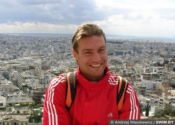 Andrzej Waszkewicz, Olympic Games, Афины, Олимпиада, Андрей Вашкевич плавание