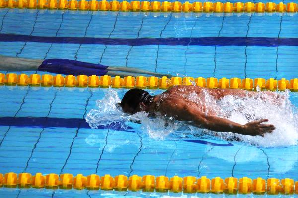 Andrzej Waszkewicz, butterfly swimming, Poland