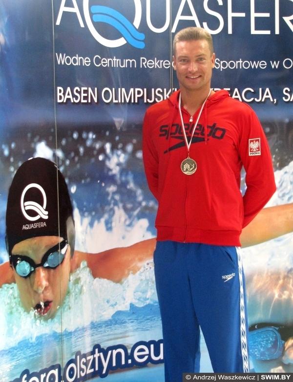 Andrzej Waszkewicz - Polish swimming masters championships Olsztyn-2014