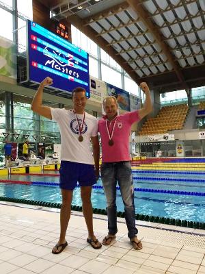 Андрей Вашкевич, Сергей Петров, плавание