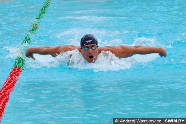Andrzej Waszkewicz swimming, Андрей Вашкевич плавание