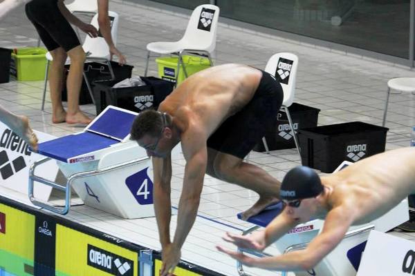 Andrzej Waszkewicz, swimming start