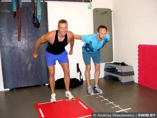 Andrzej Waszkewicz, Андрей Вашкевич тренировки в Праге