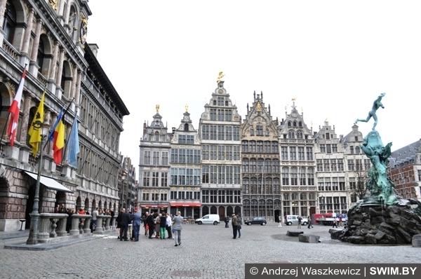 Центр города Антверпена Бельгия