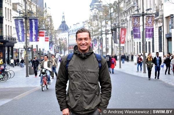 Прогулка по улицам города Антверпена Бельгия