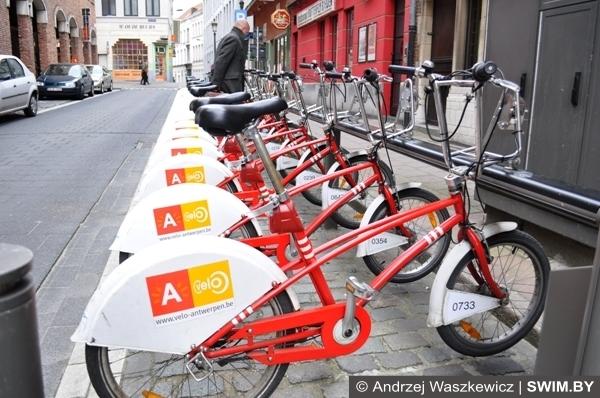 Велосипеды в Антверпене Бельгия