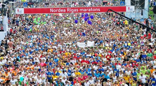 Бег 5 км, Рига марафон, сайт swim.by