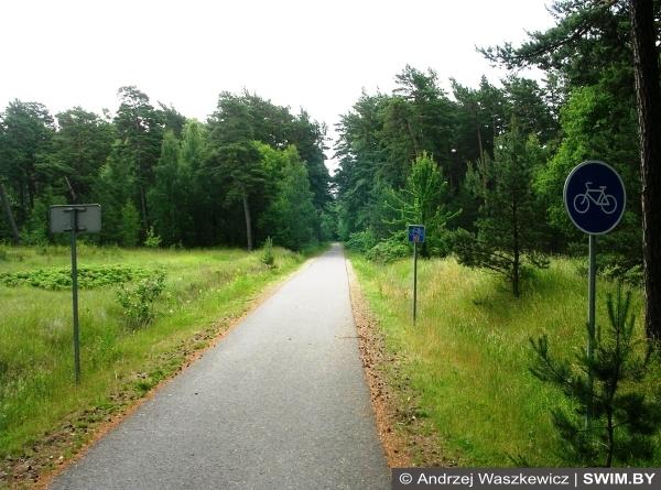 Bike path, Lithuanian coast, Baltic cycling tour