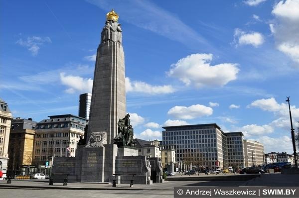 Архитектура и парки Брюсселя Бельгия