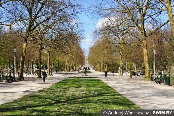 Архитектура и парки Брюсселя Бельгия