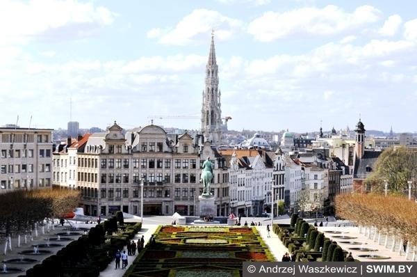 Архитектура города Брюсселя Бельгия