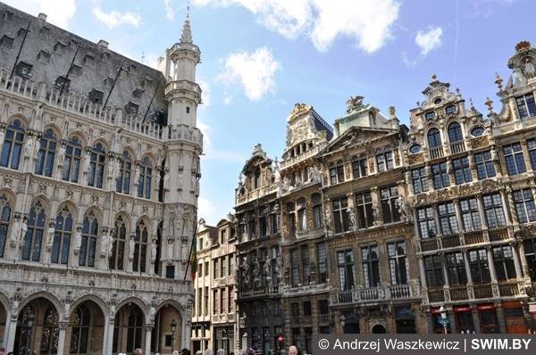 Брюссель площадь Grote Markt Бельгия