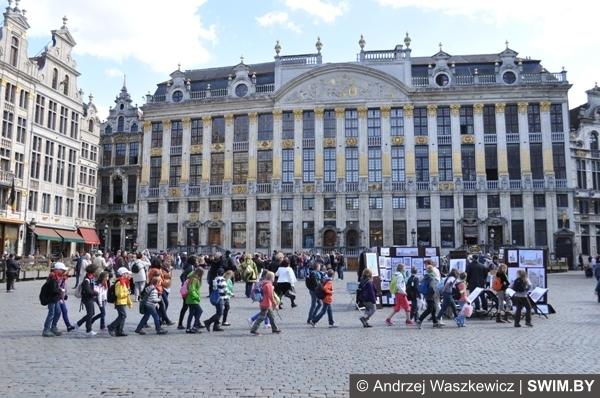 Брюссель площадь Grote Markt Бельгия