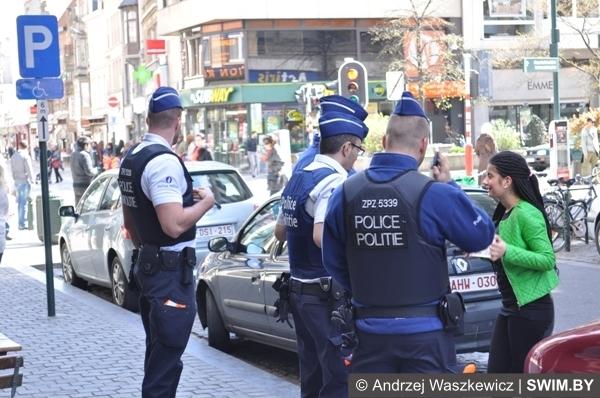 Полиция Брюсселя Бельгия