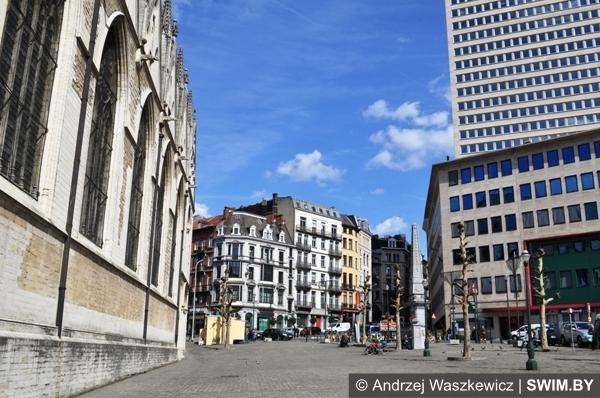 Архитектура города Брюсселя Бельгия