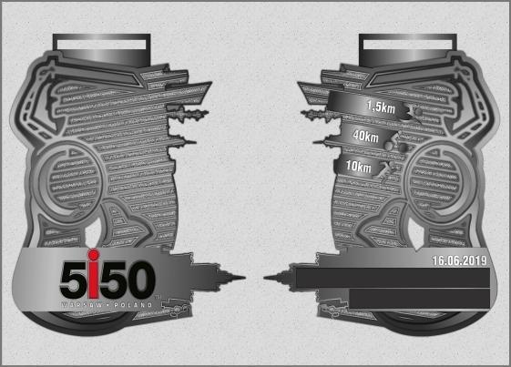 IRONMAN 5150 Warsaw Triathlon 2019, 5150 Warsaw Triathlon, Warsaw Triathlon, IRONMAN Triathlon Medals, Ironman Triathlon Poland, Swim.by