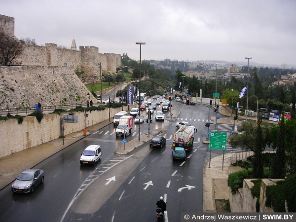 Современный Иерусалим, Израиль, старый город, евреи