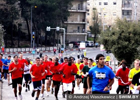 Марафон в Иерусалиме, Иерусалимский марафон, Jerusalem Marathon, Andrzej Waszkewicz