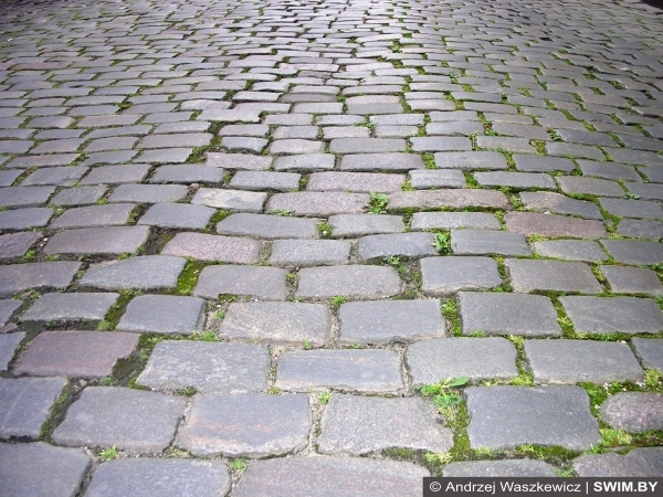 Каменная брусчатка, Щецин