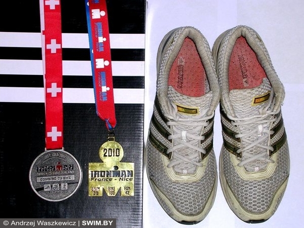 Andrzej Waszkewicz лучшие кроссовки для бега и марафона Ironman Андрей Вашкевич