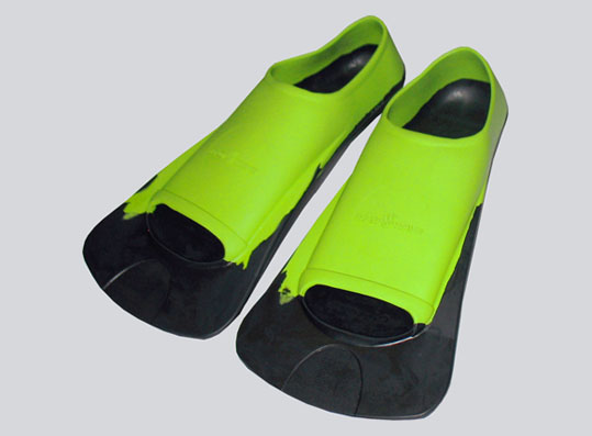 Короткие ласты для плавания Fins Training II Rubber от Mad Wave