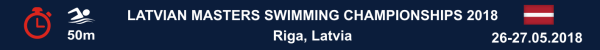 Latvian Masters Swimming Championships 2018, Latvia Open Masters Swimming Championship 2018, Чемпионат Латвии по плаванию Мастерс Результаты 2018