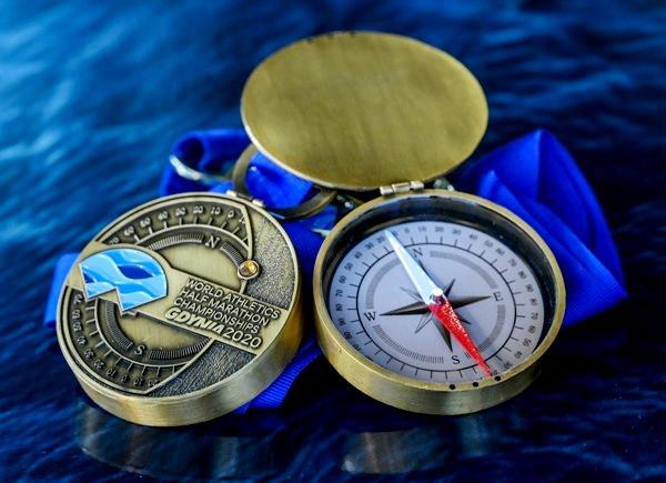 Medal World Athletics Half Marathon Championships Gdynia 2020, IAAF World Half Marathon Championships, www.running.by, Gdynia Half Marathon Medal 2020, World Athletics Half Marathon Championships Gdynia 2020, Gdynia Half Marathon 2020, Swim.by