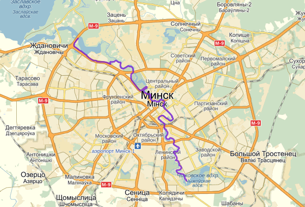 Minsk bicycle path, biking, велодорожка Минска, Беларусь