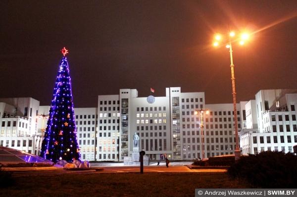Minsk Christmas tree, Рождественская ёлка Минска