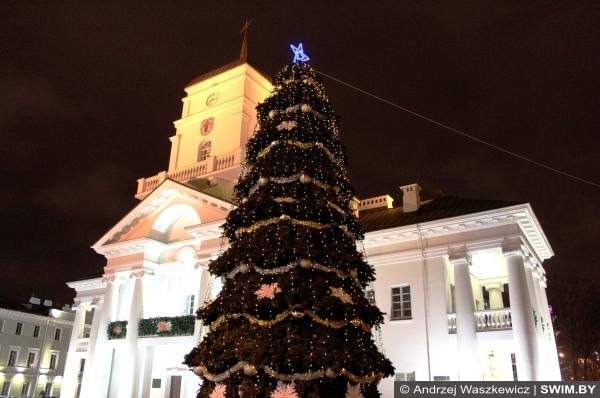 Minsk City Hall Christmas, Городская Ратуша в Минске Рождество
