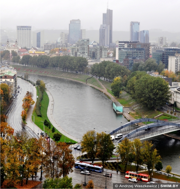 Река Нярис, Вильнюс, достопримечательности