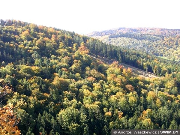 Панорама горы Польша