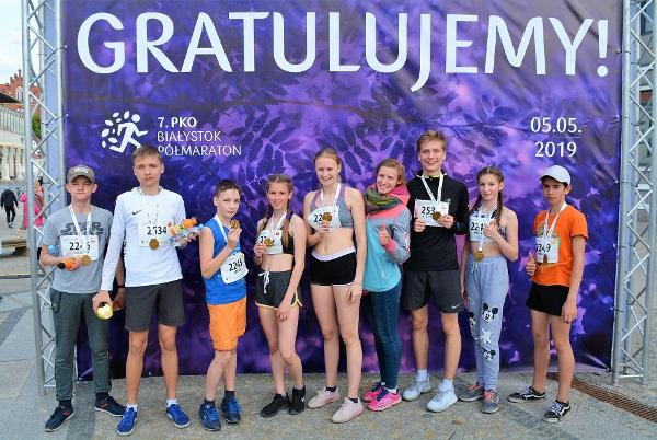 Photos Junior City Run, PKO Białystok Półmaraton 2019, Полумарафон в Белостоке Фото, www.swim.by, Junior City Run 2019 in Białystok, Andrzej Waszkewicz, Swim.by