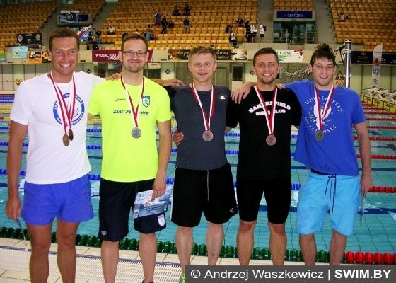 Andrzej Waszkewicz, Polish swimming masters championships, Szczecin, 2015