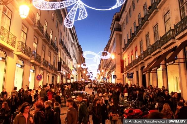 Рождество и Новый год в Лиссабоне в Португалии