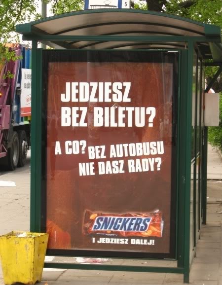 Snickers, Польша, реклама