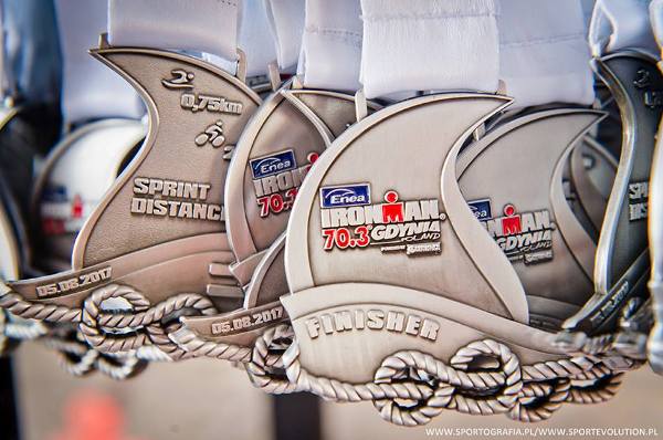 Sprint Triathlon Gdynia 2017, спринт триатлон Гдыня, медали в триатлоне, Swim.by