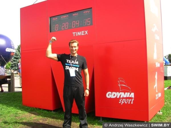 Andrzej Waszkewicz, триатлон IRONMAN 70.3 Gdynia 2016, Андрей Вашкевич триатлон, Анджей Вашкевич триатлон Ironman, Swim.by