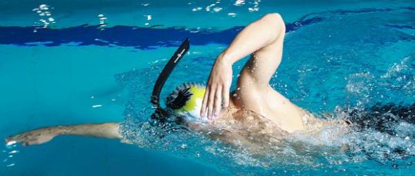 Дыхательная трубка для плавания Mad Wave Pro Snorkel, трубка для плавания в бассейне