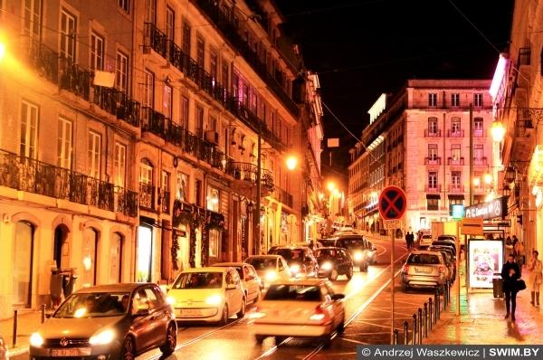 Улицы Лиссабона Рождество в Европе