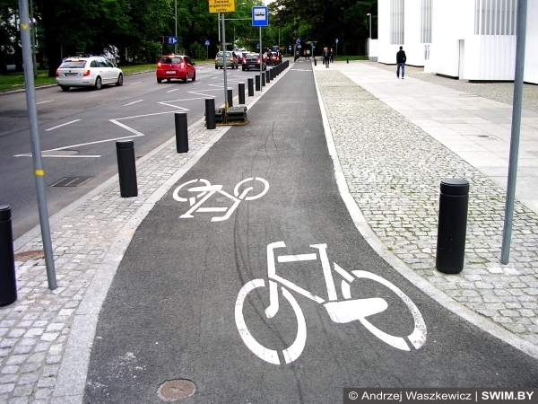 Велодорожка, Щецин, Польша
