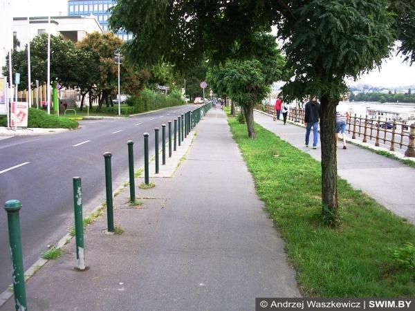 Велодорожки Будапешт, Дунай