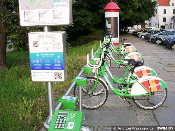 Велосипедные парковки, Щецин, Польша