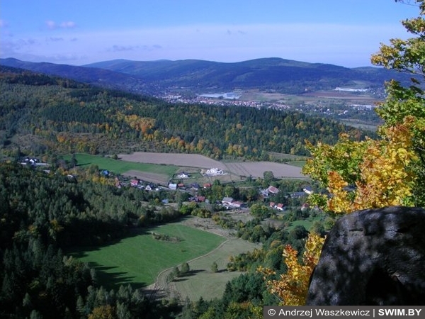 Закат в горах Польша