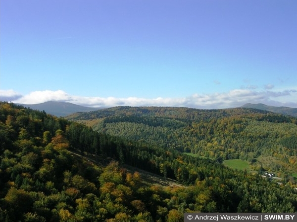 Закат в горах Польша фото