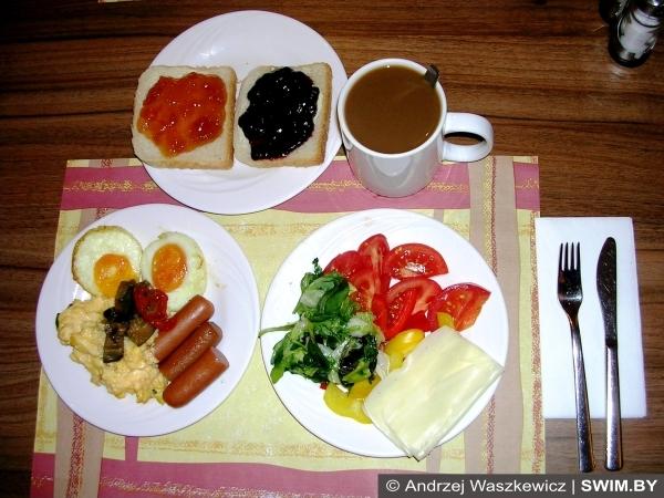 Завтрак перед тренировкой