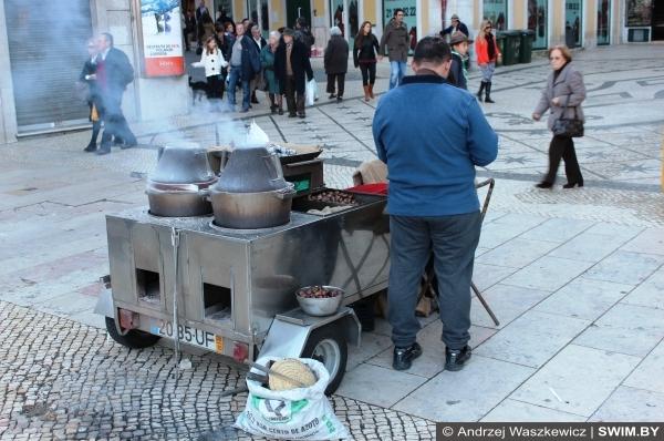 Жареные каштаны Лиссабон