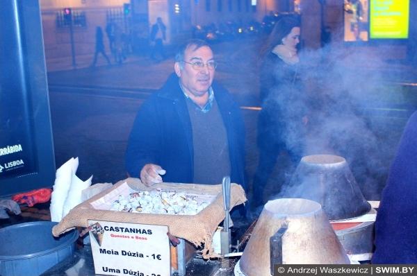 Жареные каштаны в Европе, Рождество в Европе